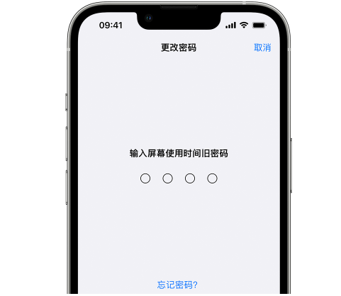 怀远iPhone屏幕维修分享iPhone屏幕使用时间密码忘记了怎么办 