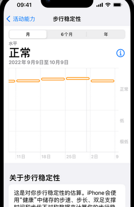 怀远iPhone手机维修如何在iPhone开启'步行稳定性通知'