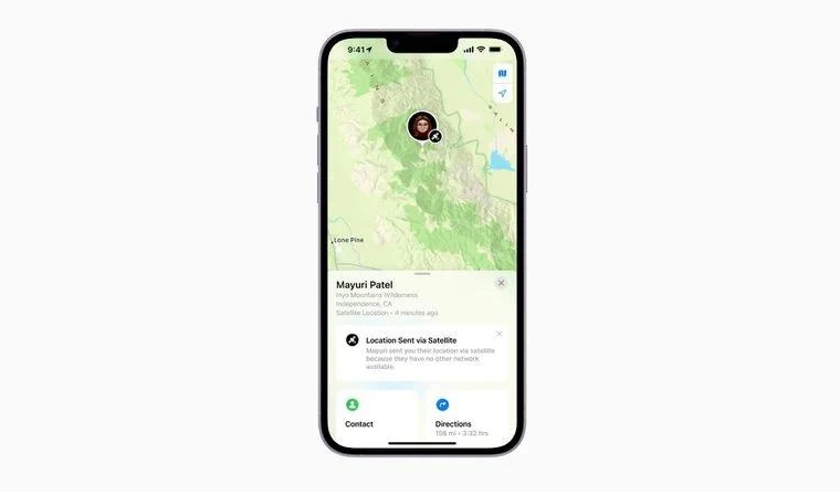 怀远苹果14维修分享iPhone14系列中 FindMy功能通过卫星分享位置方法教程 